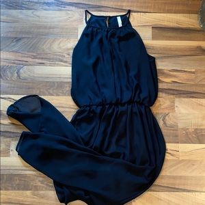 XHILARATION  keyhole halter high low maxi dress